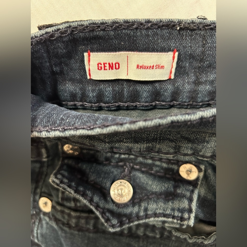 True Religion Geno Slim Cut Denim Jeans - Picture 7 of 11